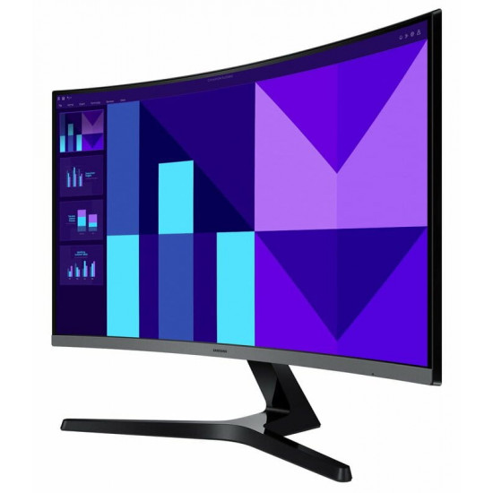 Монiтор Samsung 27" Essential S3 S27D390G (LS27D390GAIXUA) VA Black Curved 100Hz