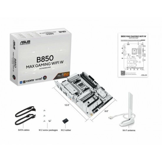 Материнська плата Asus B850 MAX Gaming WiFi W Socket AM5