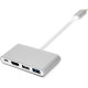 Адаптер PowerPlant (CA911707) USB Type-C-4*USB 2.0/3.0, HDMI, USB Type-C