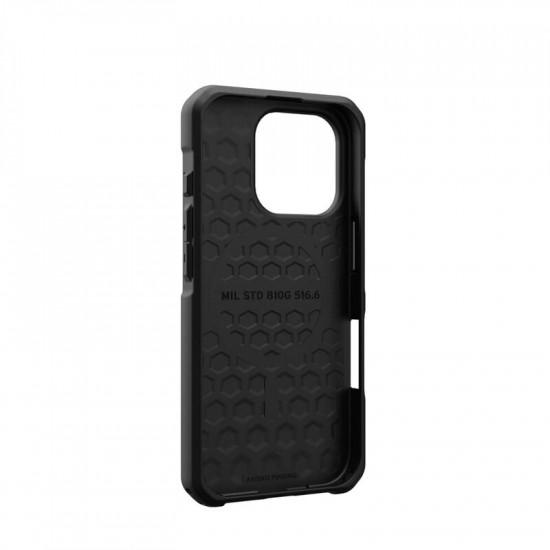 Чохол-накладка Urban Armor Gear Magsafe для Apple iPhone 16 Pro Metropolis LT Kevlar Black (114452113940)