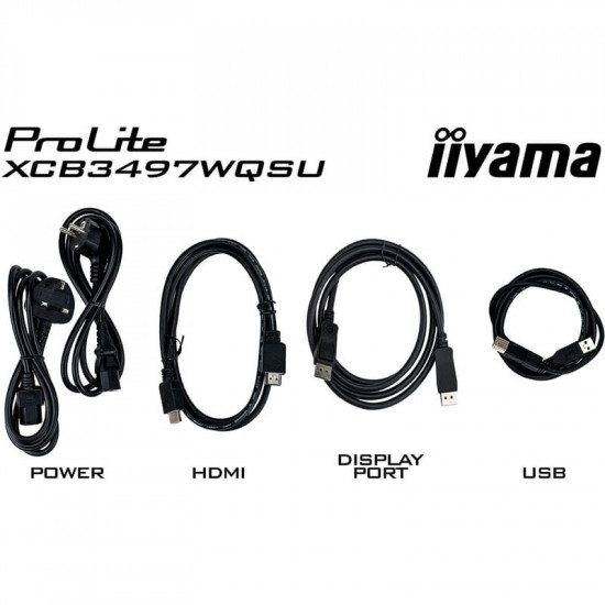 Монітор Iiyama 34" ProLite XCB3494WQSU-B1 VA Black Curved 120Hz