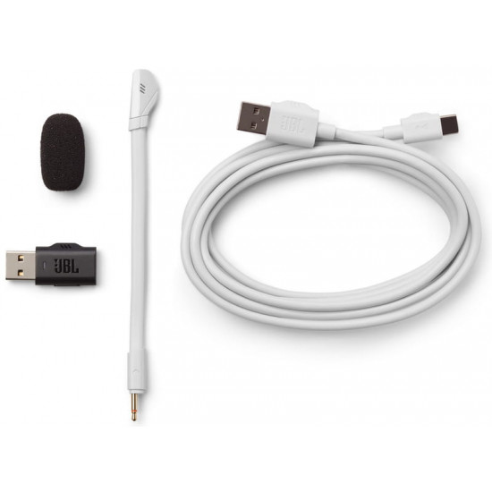 Bluetooth-гарнітура JBL Quantum 360 Wireless White (JBLQTUM360WHT)