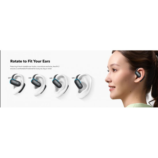 Bluetooth-гарнітура Anker SoundCore AeroFit 2 Black (A3874G11)