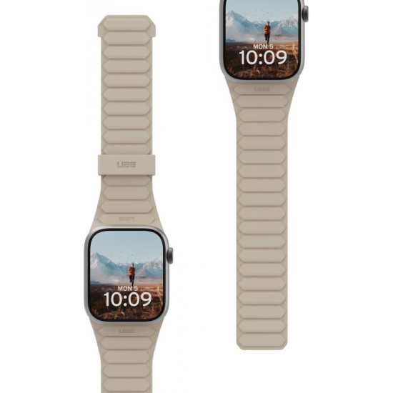 Ремінець Urban Armor Gear Pathfinder для Apple Watch Ultra 2/Ultra 49mm/45mm/44mm/42mm Dune/Cloud Blue (194161118051)