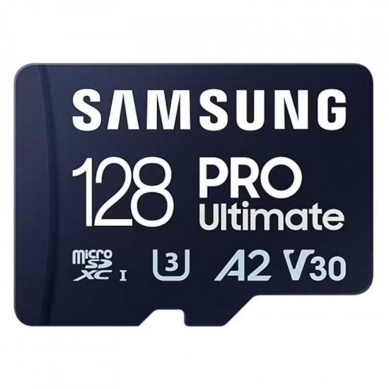 Карта пам`ятi MicroSDXC 128GB UHS-I/U3 Samsung Pro Ultimate R200/W130MB/s + USB-адаптер (MB-MY128SB/WW)