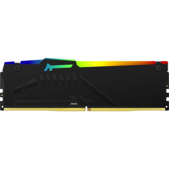 Модуль пам`яті DDR5 2x16GB/5600 Kingston Fury Beast RGB Black (KF556C40BBAK2-32)