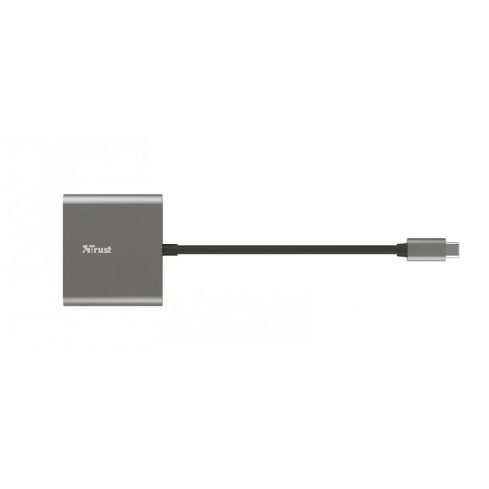USB-хаб Trust Dalyx Aluminium USB Type-C 3-в-1 (23772)