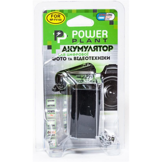 Акумулятор PowerPlant Sony NP-FV100 3900mAh (DV00DV1271)