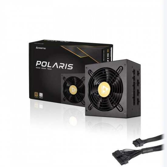 Блок живлення Chieftec PPS-650FC, ATX, APFC, 12cm fan, Gold, modular, RTL