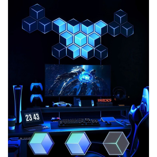 Набір настінних світильників Govee Glide Hexagon Light 72W H606AC81