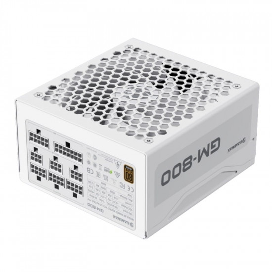 Блок живлення GameMax GM-800 Modular 800W White