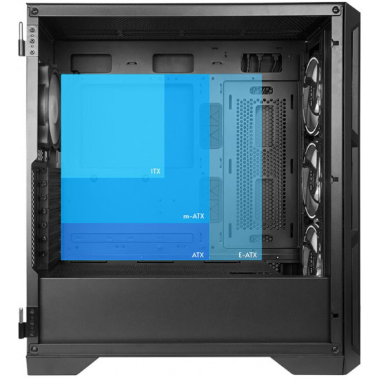 Корпус Chieftec Apex Air Black (GA-01B-M-OP) Без БЖ