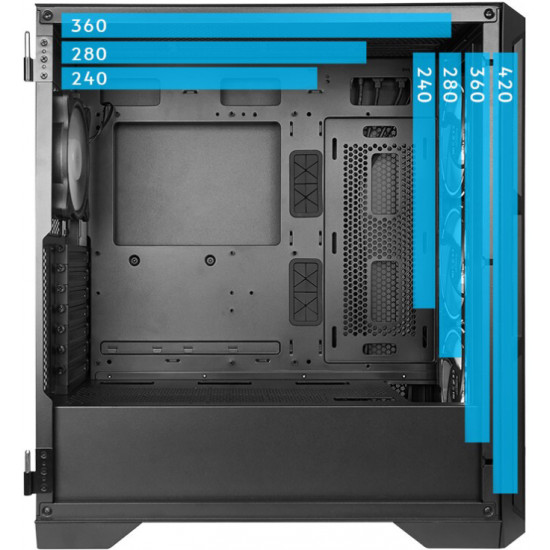 Корпус Chieftec Apex Air Black (GA-01B-M-OP) Без БЖ