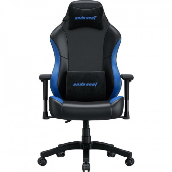 Крісло для геймерів Anda Seat Luna Size L PVC Black/Blue (AD18-48-BS-PV)