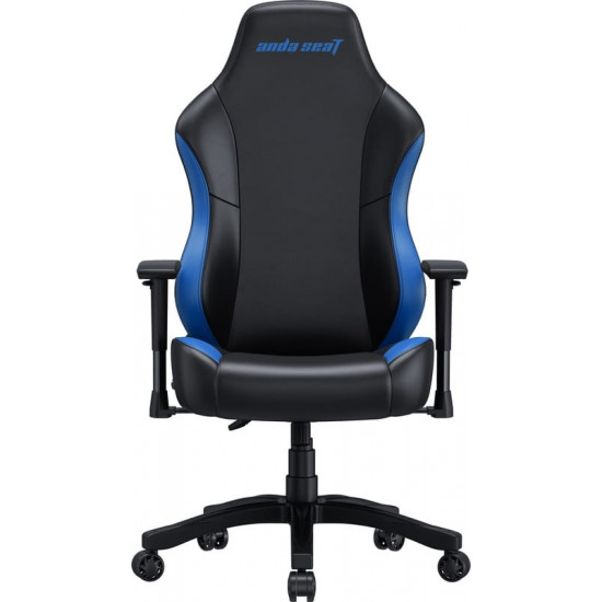 Крісло для геймерів Anda Seat Luna Size L PVC Black/Blue (AD18-48-BS-PV)