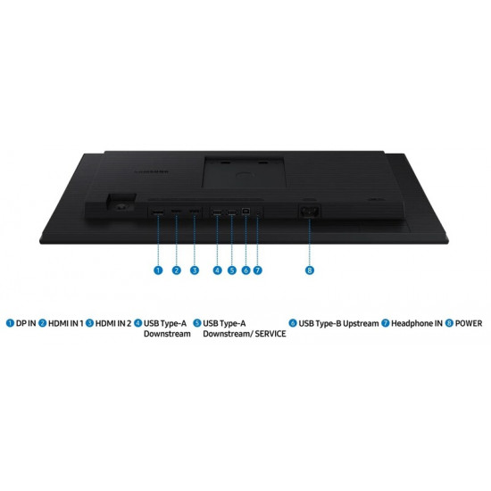 Монiтор Samsung 24" LS24D400G (LS24D400GAIXUA) IPS Black 100Hz