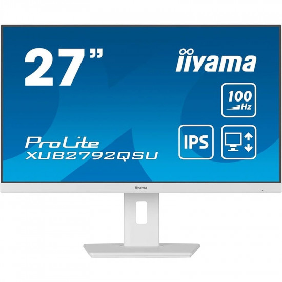 Монітор Iiyama 27" ProLite XUB2792QSU-W6 IPS White 100Hz