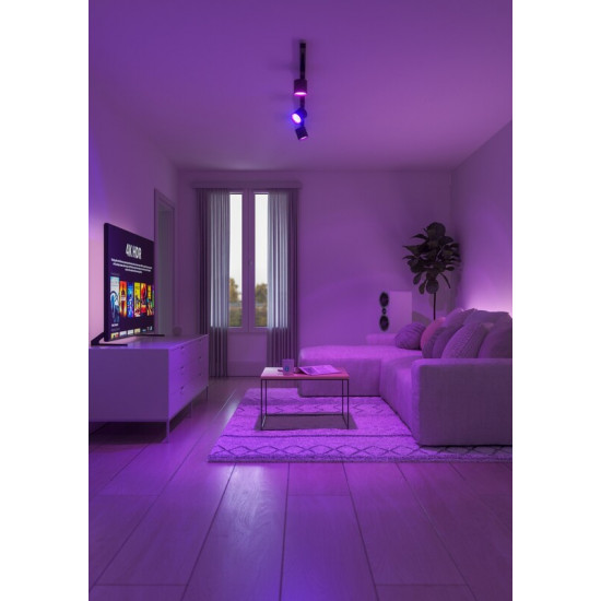 Розумна лампа Nanoleaf Essentials Smart GU10, 5 Вт, Apple HomeKit, Matter, 3 шт. (NF080B02-3GU10)