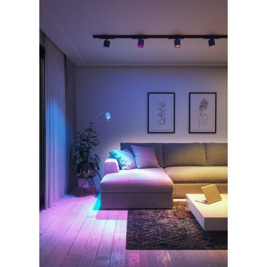 Розумна лампа Nanoleaf Essentials Smart GU10, 5 Вт, Apple HomeKit, Matter, 3 шт. (NF080B02-3GU10)
