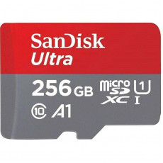 Карта пам`ятi MicroSDXC 256GB UHS-I/U1 Class 10 SanDisk Ultra A1 R160/W90MB/s (SDSQUAC-256G-GN6MN)