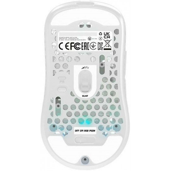 Миша бездротова Xtrfy M42 RGB Wireless White (M42W-RGB-WHITE)