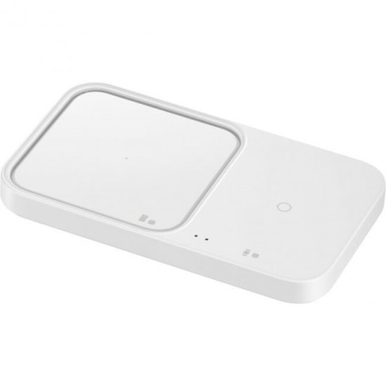 Бездротовий зарядний пристрій з блоком живлення Samsung EP-P5400 Wireless Charger Duo 15W White (EP-P5400TWEGEU)