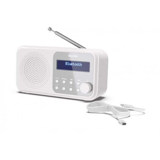 Радіоприймач Sharp DR-P420 Snowy White (DR-P420(WH))
