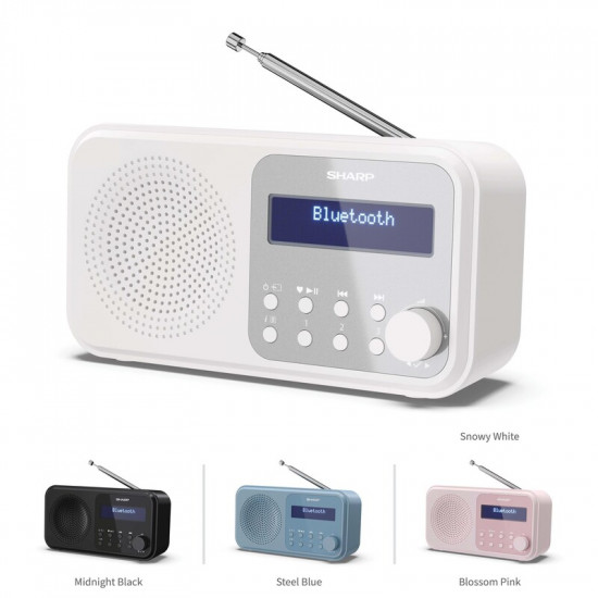 Радіоприймач Sharp DR-P420 Snowy White (DR-P420(WH))