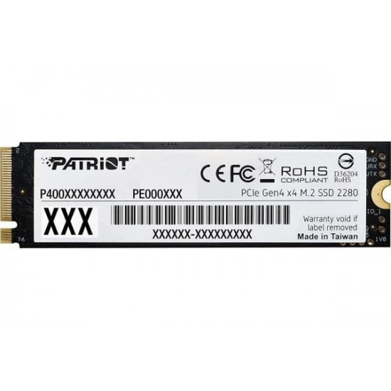 Накопичувач SSD 1TB Patriot P400 Lite M.2 2280 PCIe NVMe 4.0 x4 TLC (P400LP1KGM28H)