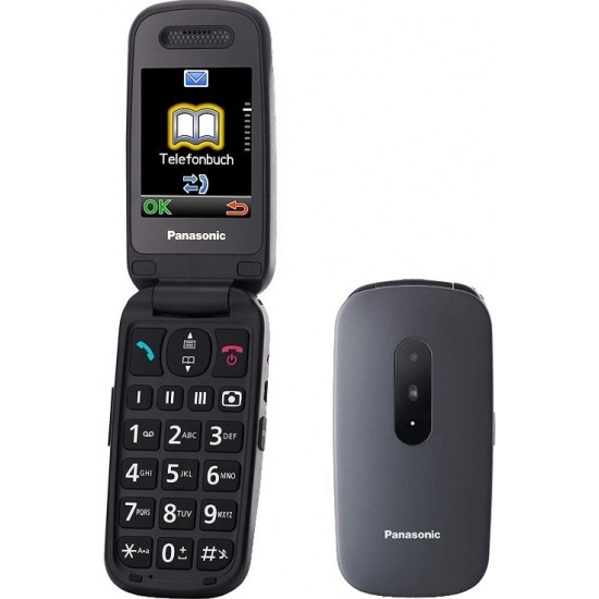 Мобiльний телефон Panasonic KX-TU446 Grey  (KX-TU446EXG)