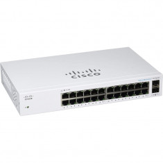 Комутатор Cisco Business 110 CBS110-24T-EU (24хGE, 2хGE SFP, некерований)