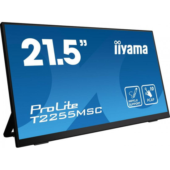 Монітор Iiyama 21.5" ProLite T2255MSC-B1 IPS Black