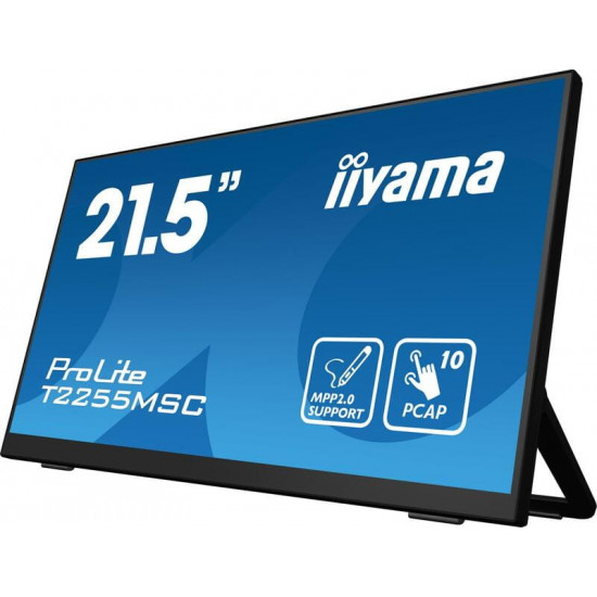 Монітор Iiyama 21.5" ProLite T2255MSC-B1 IPS Black