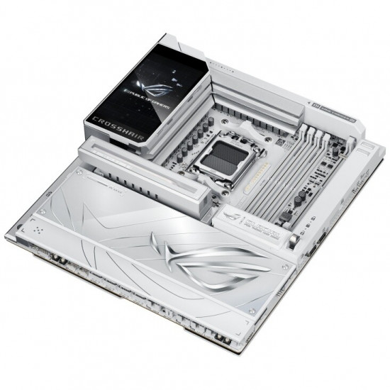 Материнська плата Asus ROG X870E Crosshair Glacial WiFi Socket AM5