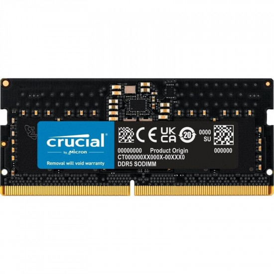 Модуль пам`яті SO-DIMM 8GB/4800 DDR5 Crucial OEM (CT8G48C40S5T)
